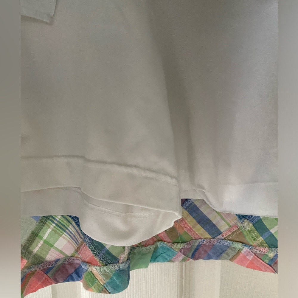Lady Hagen Patchwork/Pastel Plaid Skort Sz 6 - Picture 9 of 13